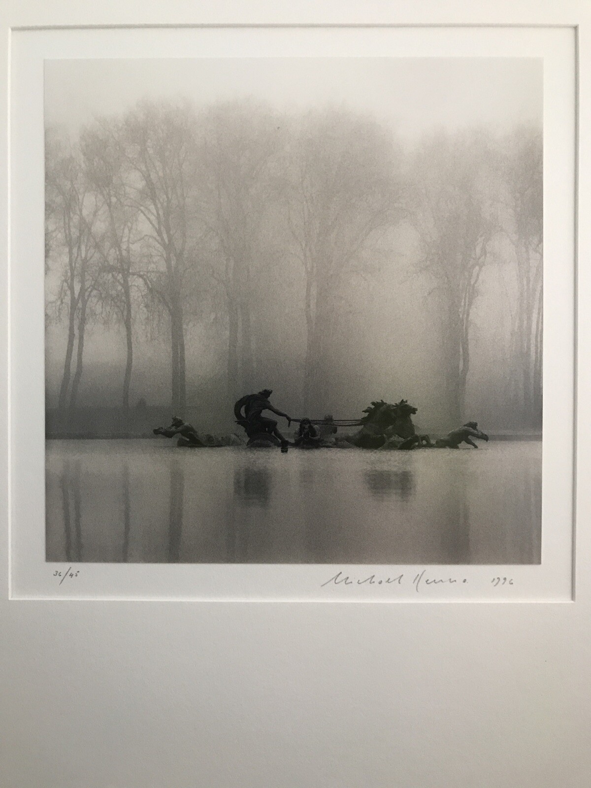 Michael Kenna Chariot of Apollo, Study 2, Versailles, Limited Edition 36/45