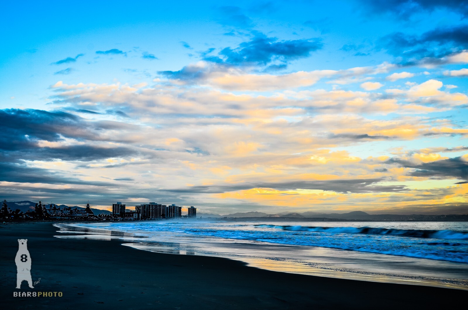 Coronado Beach Sunset – San Diego California Seascape Décor