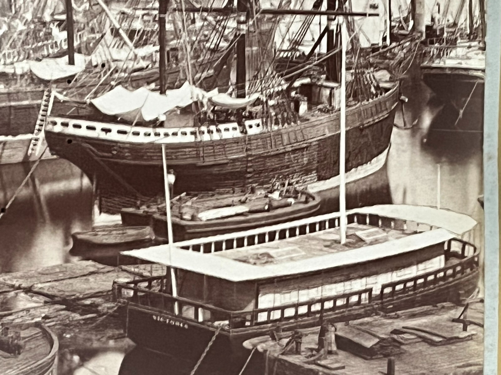2 Album Photo Giacomo Brogi Circa 1870 Port Naples Napoli Italy 25x19cm (11+12)
