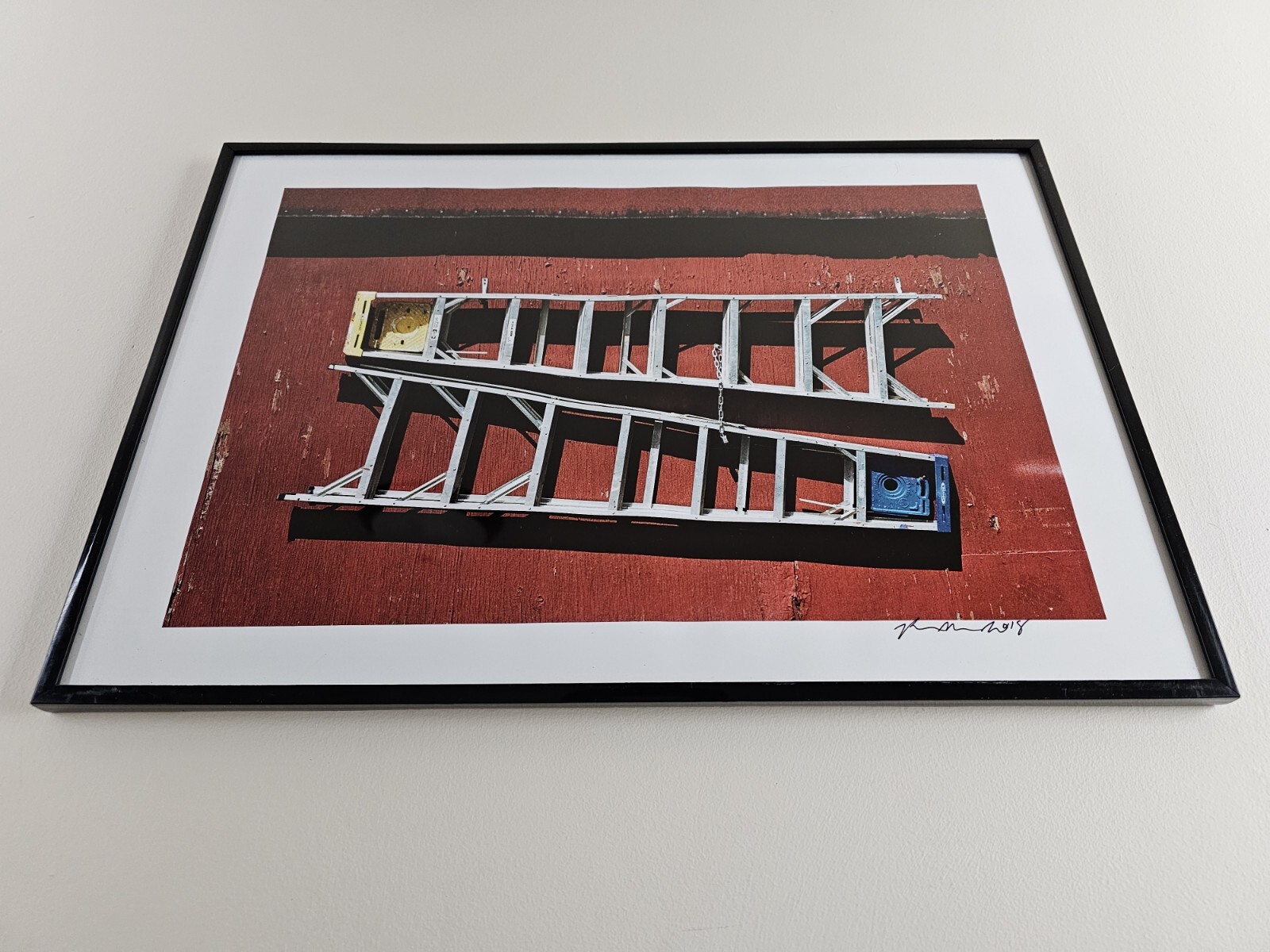 ART – Signed Ryan Miller 35mm Photograph – Modern Art Print 19.5×13.5 Framed