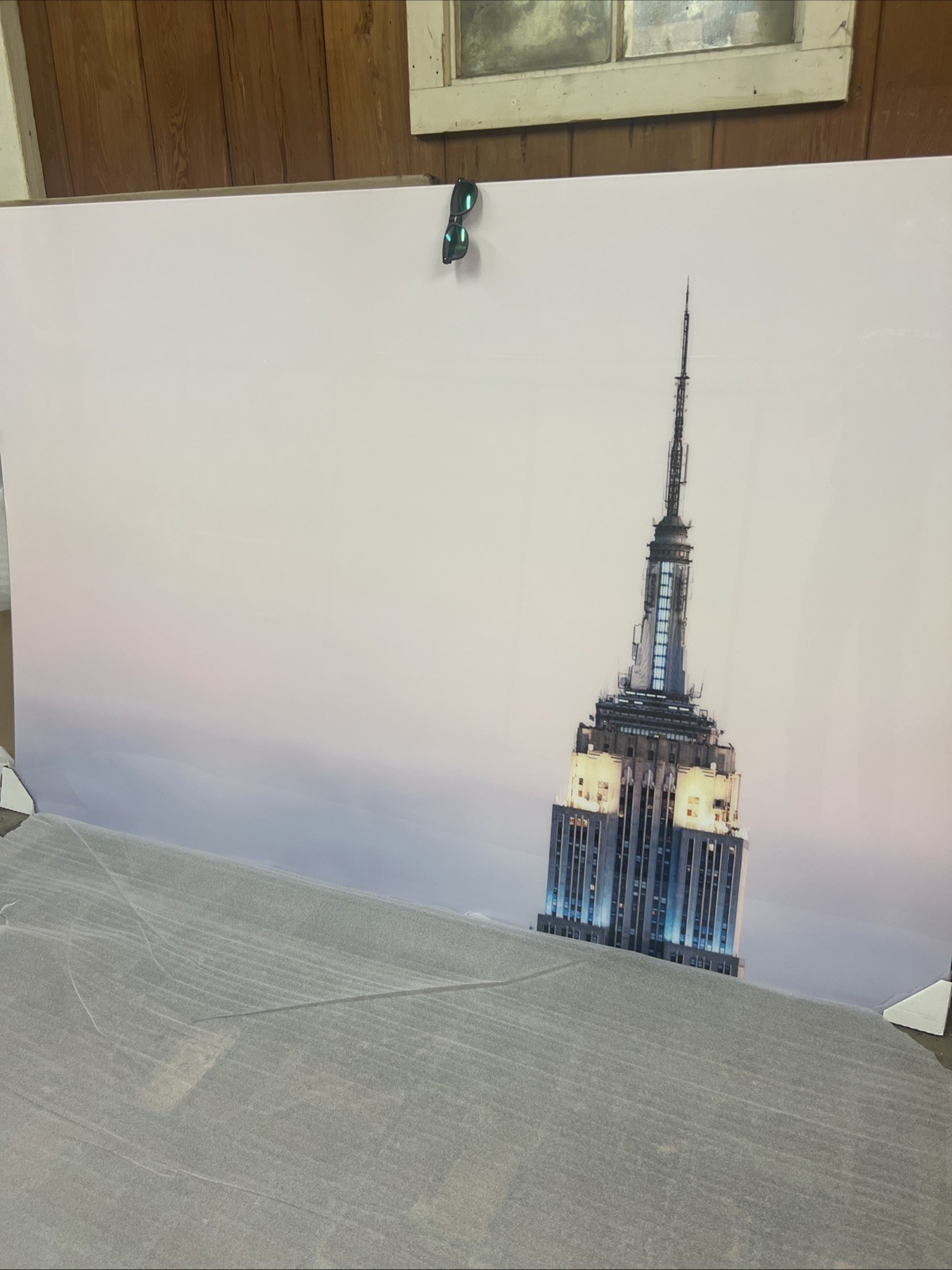 Empire State Building Giant Scale Plexiglass Mounted Photograph