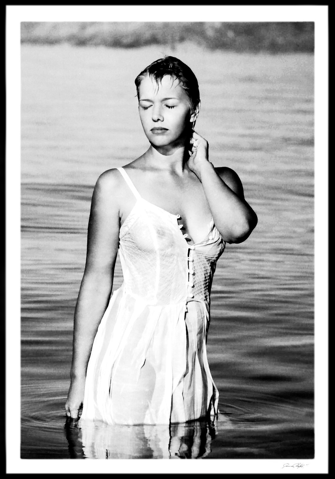 FINE ART B&W LEGACY FASHION PHOTOGRAPHY FRAMED 14X20