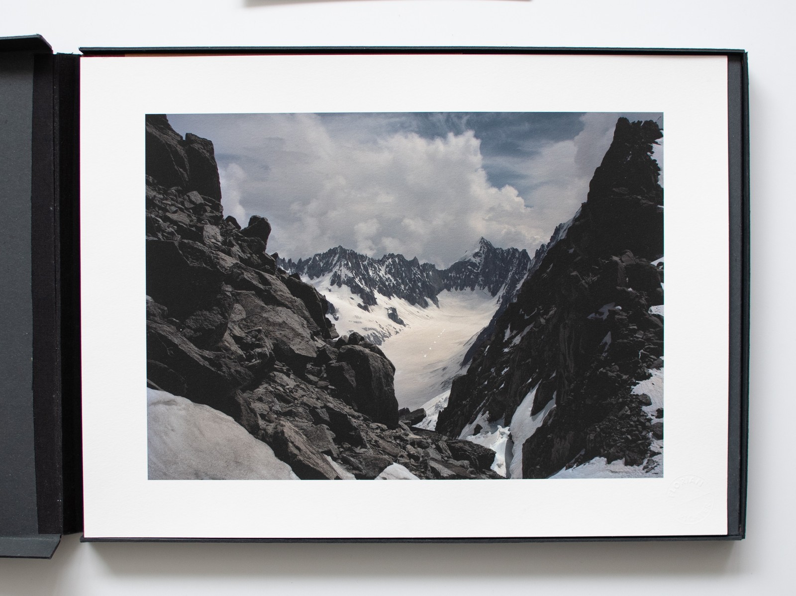 Landscape photography mountains Florian Richter chrome ink print book signed 2014