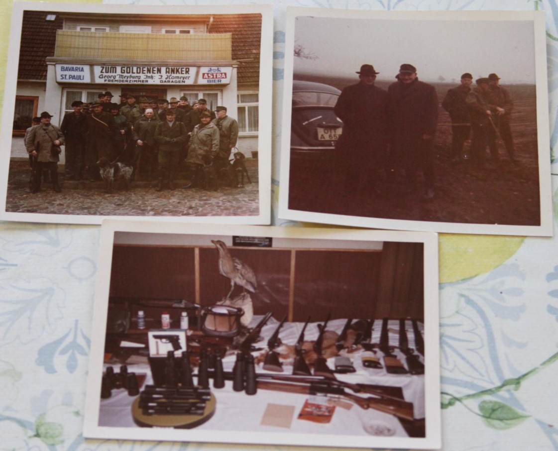3x Photo Rifle 1966 Hunting Hunter VW Beetle OTT to the Golden Anchor Georg Meyburg AE