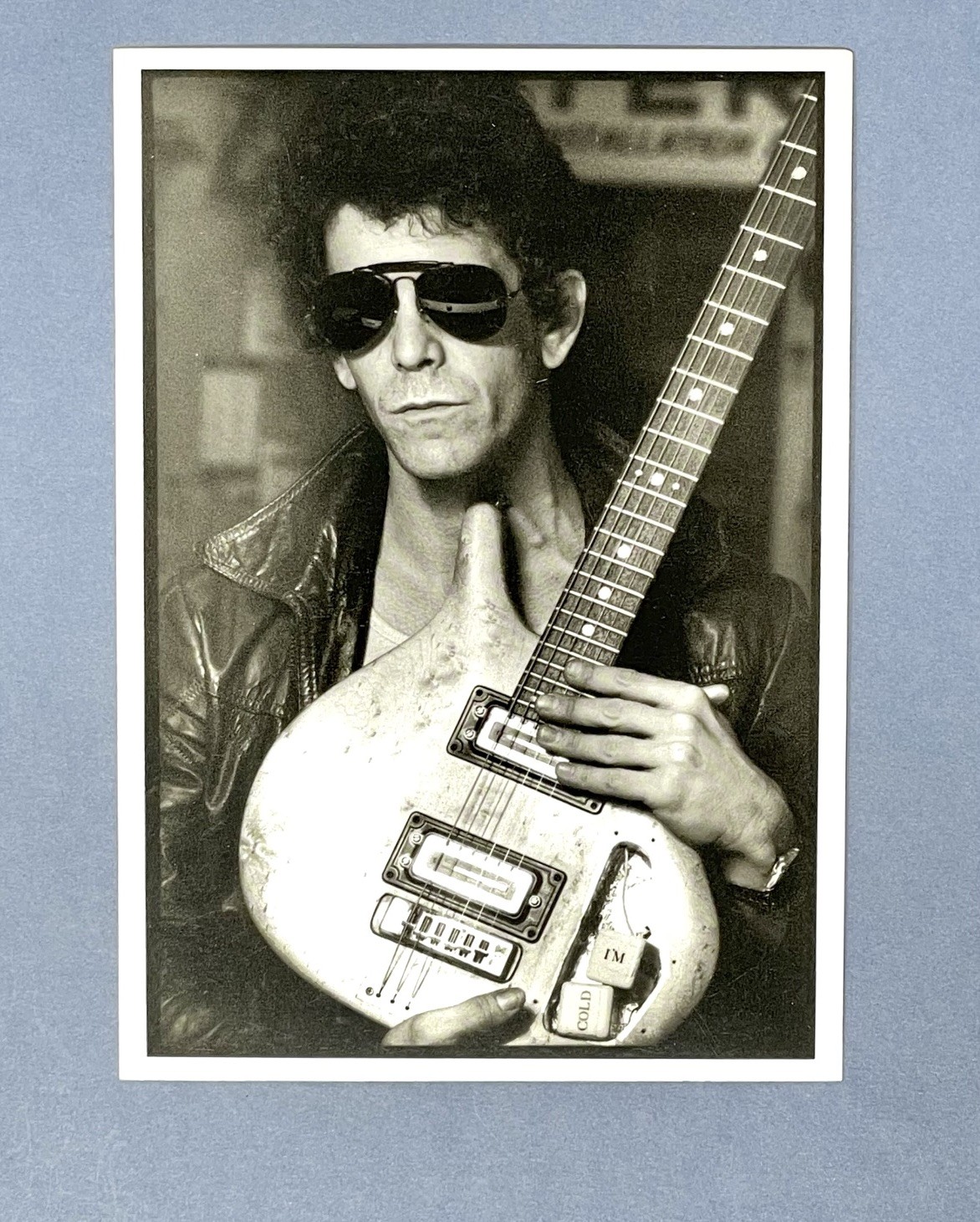 Lou Reed, I’m Cold, 1979 Art Photo Print Card Fotofolio 4”x6”