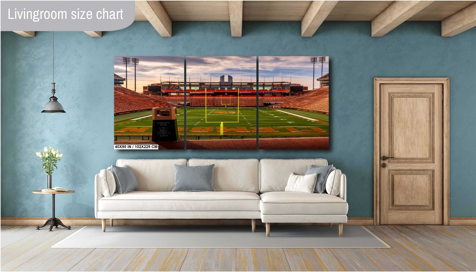 Clemson Tigers Stadium: Iconic Clemson Memorial Stadium SC Print