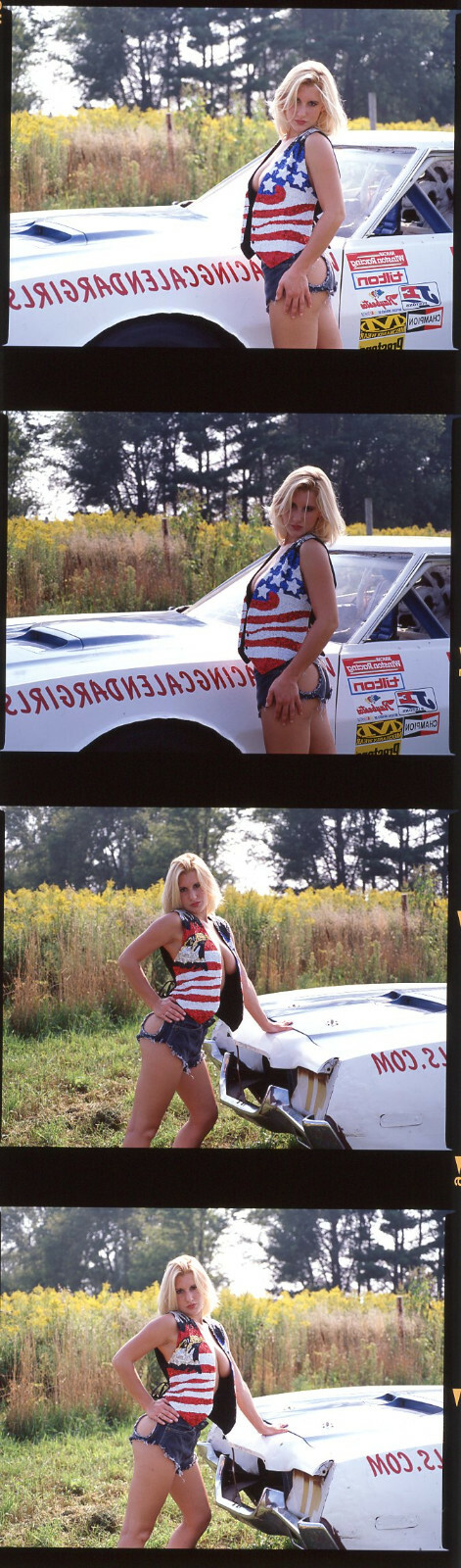 1 roll (14 positives) of color medium format Kodak E100SW sexy pin ups