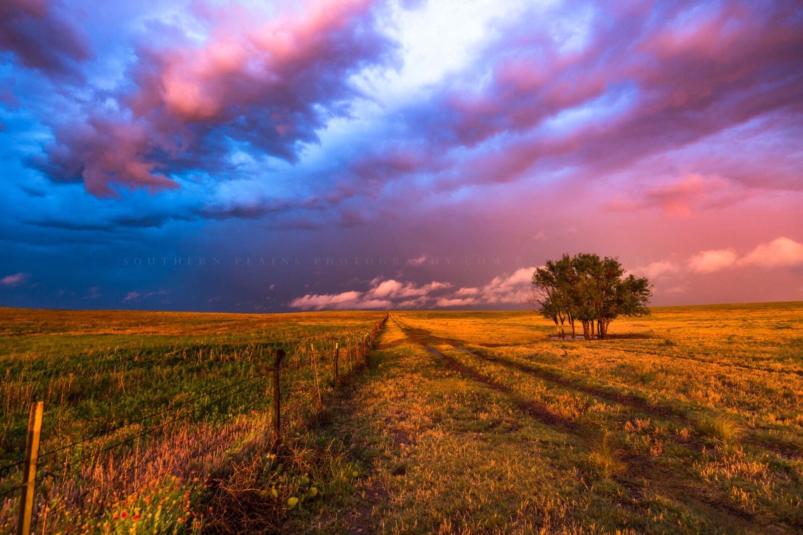 Prairie Photography Print: Oklahoma, Great Plains, Stormy, Picture, Photo