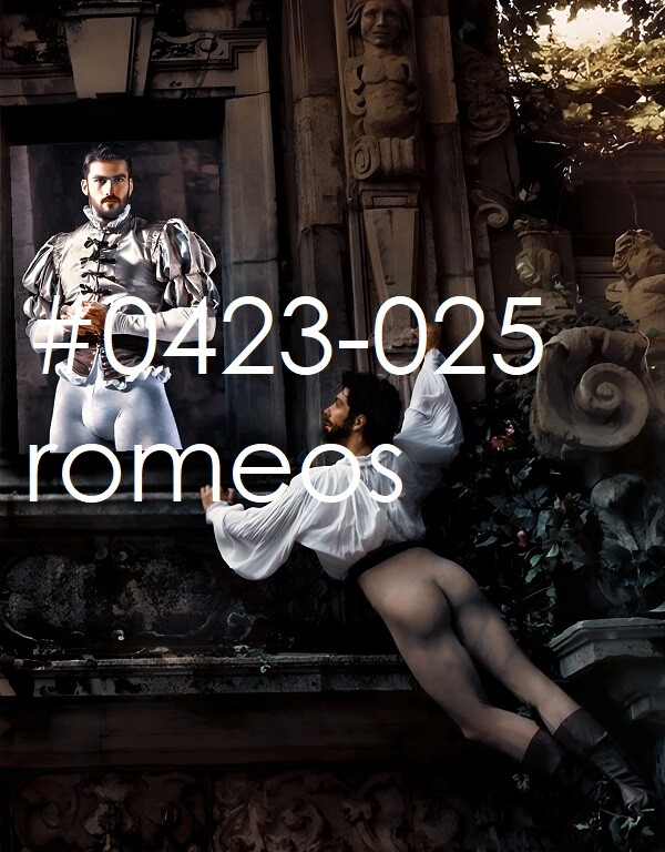 MALE PORTRAIT #0423-025 -ROMEOS #1 -free shipping in usa