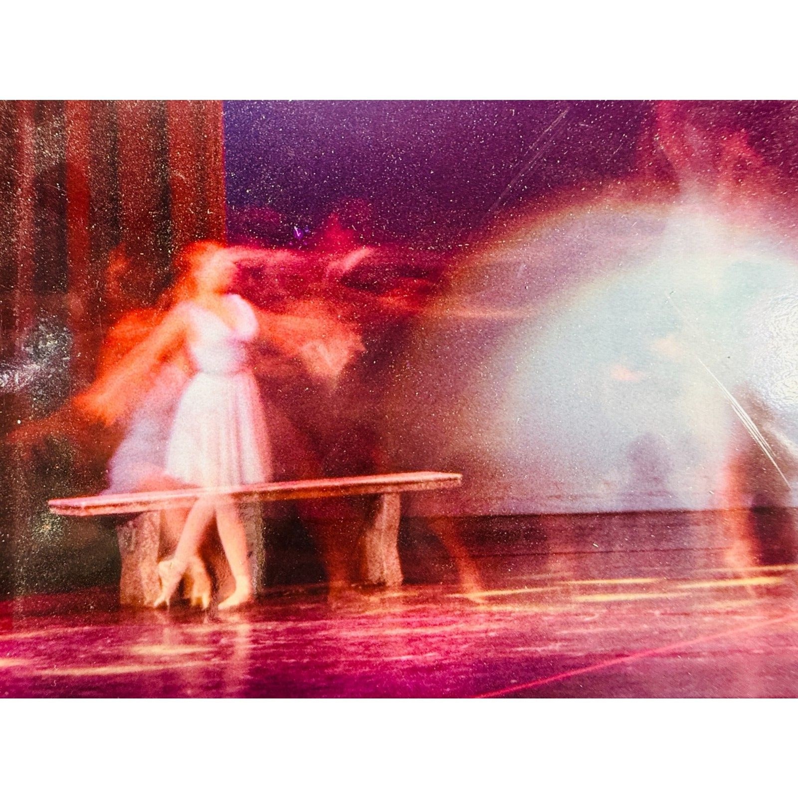 Vintage Long Exposure Ballet Dancer Photograph Gallery Ghostly Movement