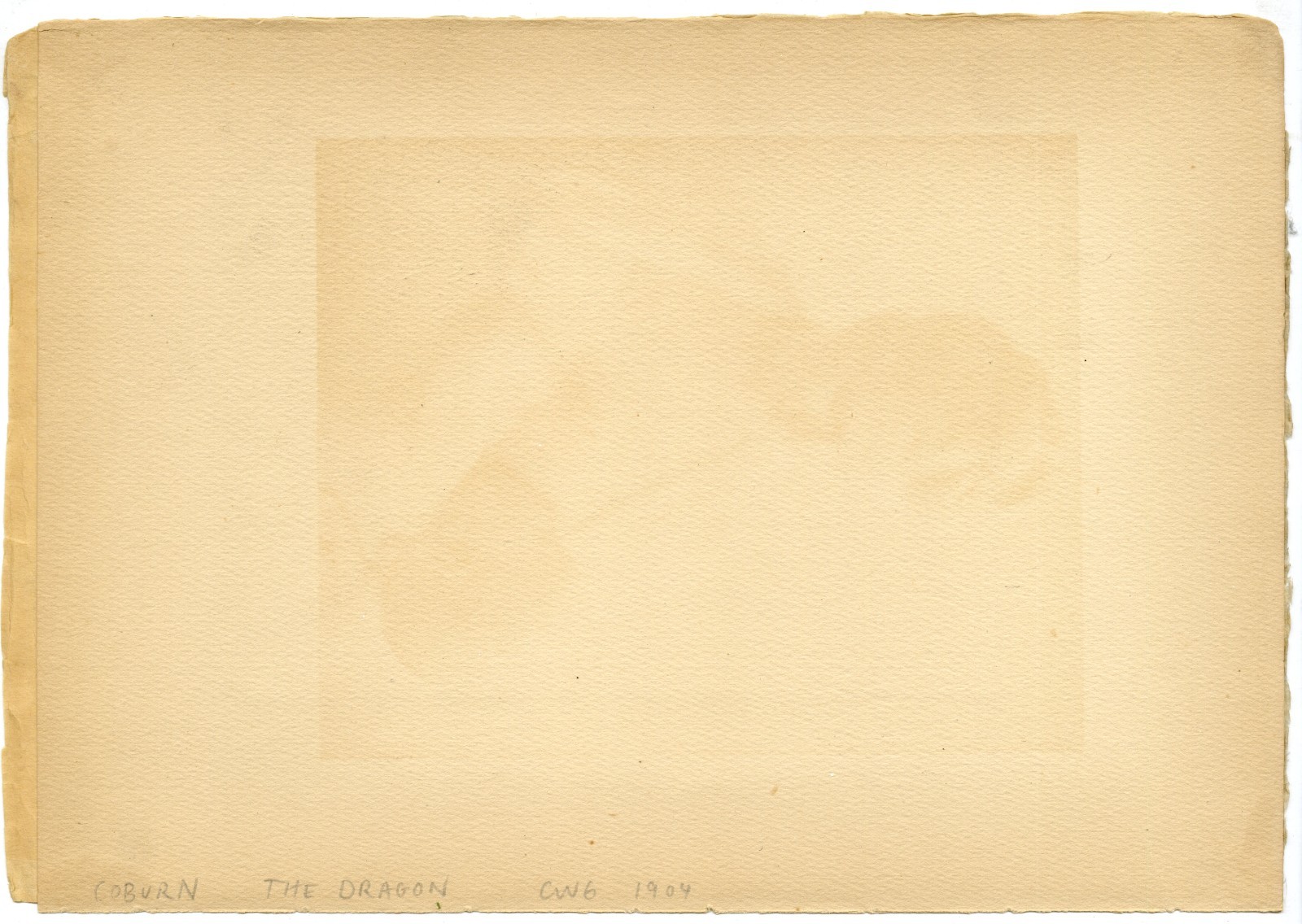 Alvin Langdon Coburn, “The Dragon” April 1904, Original Camera Work VI Halftone