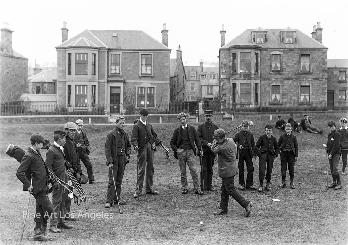 George Washington Wilson Photo, The First Tee, Scotland, late 1800s