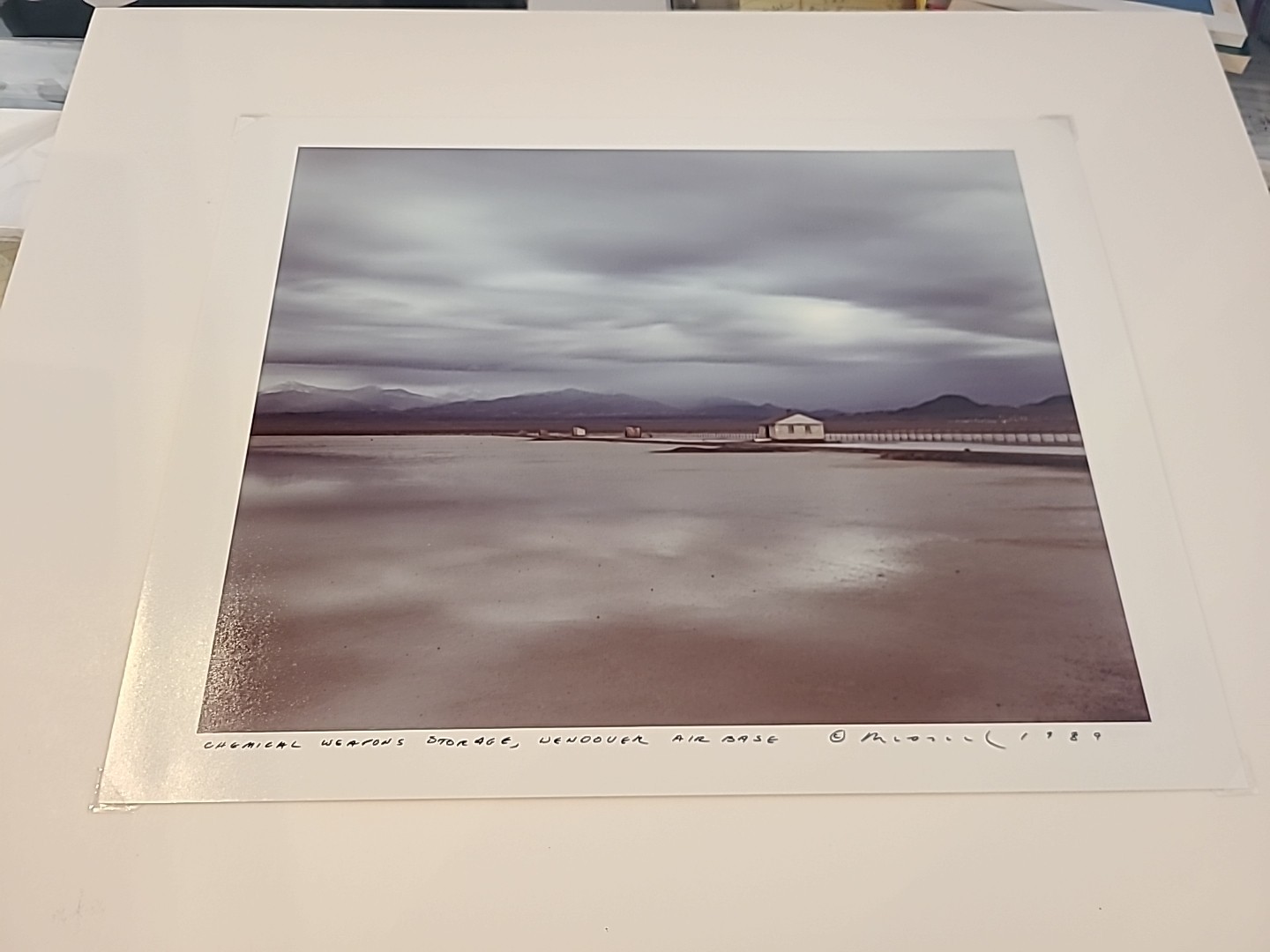 Richard Misrach Photograph Chemical Weapons Storage, Wendover Air Base Utah 1989