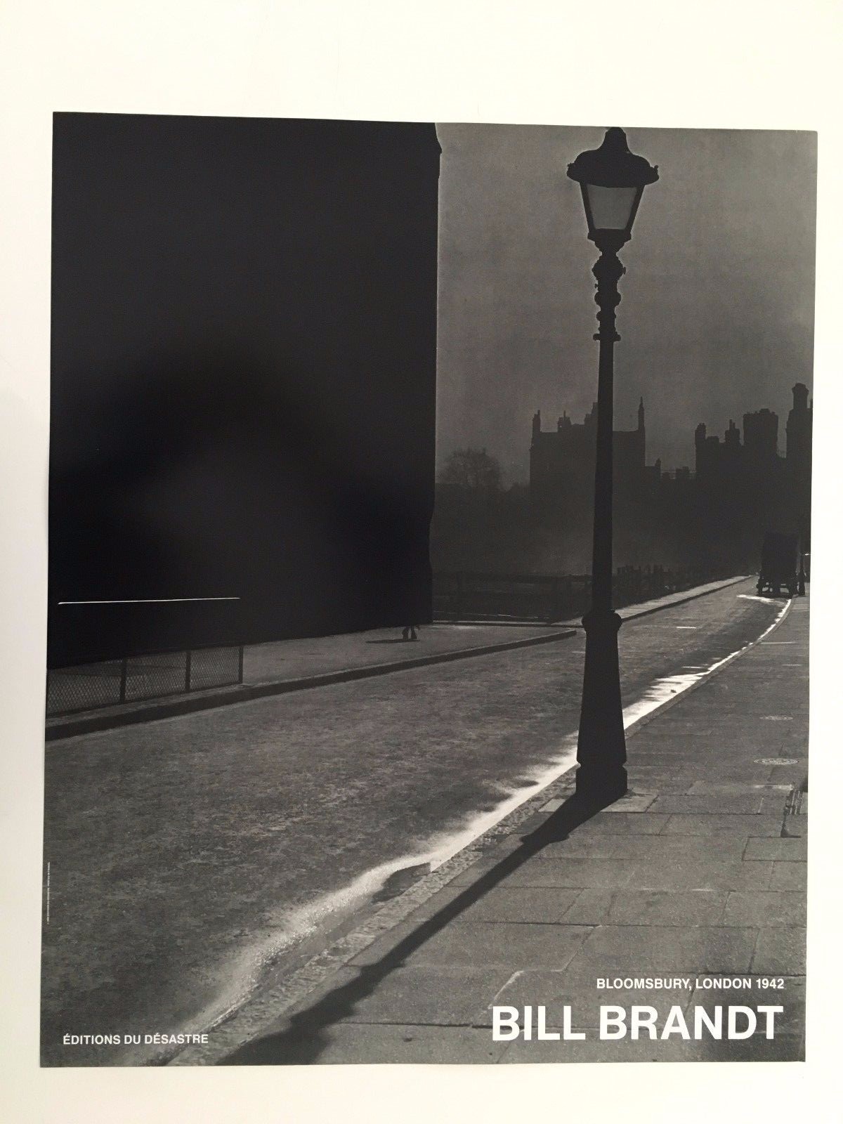 BILL BRANDT, BLOOMSBURY,LONDON 1942, RARE AUTHENTIC 1989 ART PHOTO PRINT
