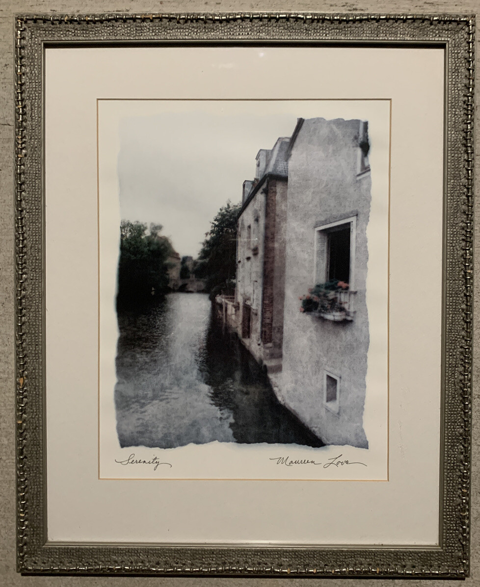 Maureen Love Original Signed Art Print “SERENITY” Framed