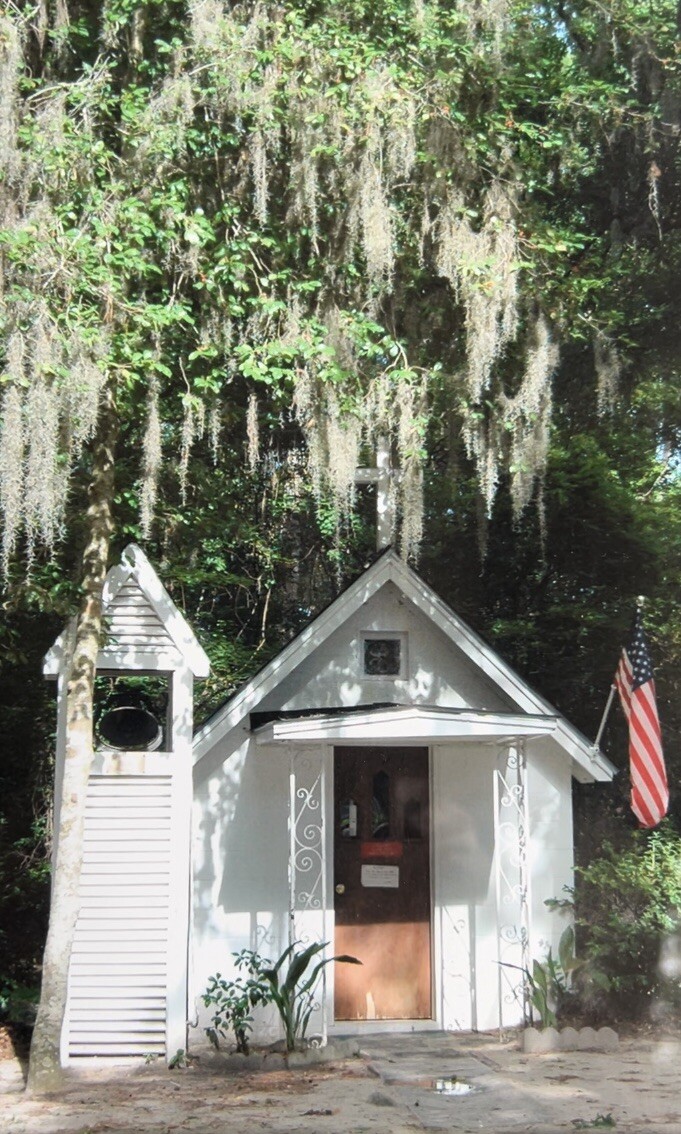 “Smallest Church In The USA,” Harris Neck, Georgia, 8×11”