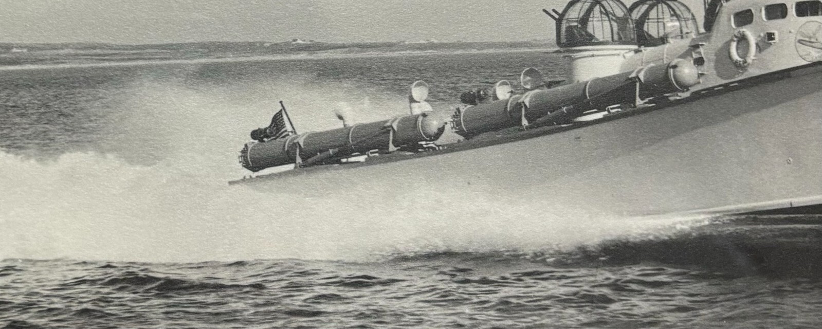 Original ’40 MORRIS ROSENFELD US Navy MOTOR TORPEDO Boat PT-10 SIGNED Photograph