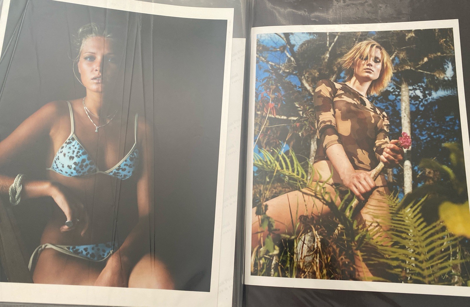 Sexy Super Models (15×18) W/45 Professional Photographs Color B&W