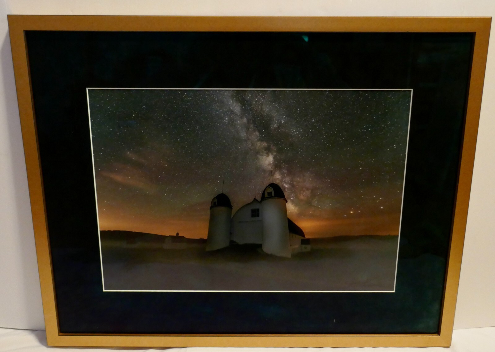 Steve Loveless Framed Photograph ~ Milky Way Above The D. H. Day Dairy Barn