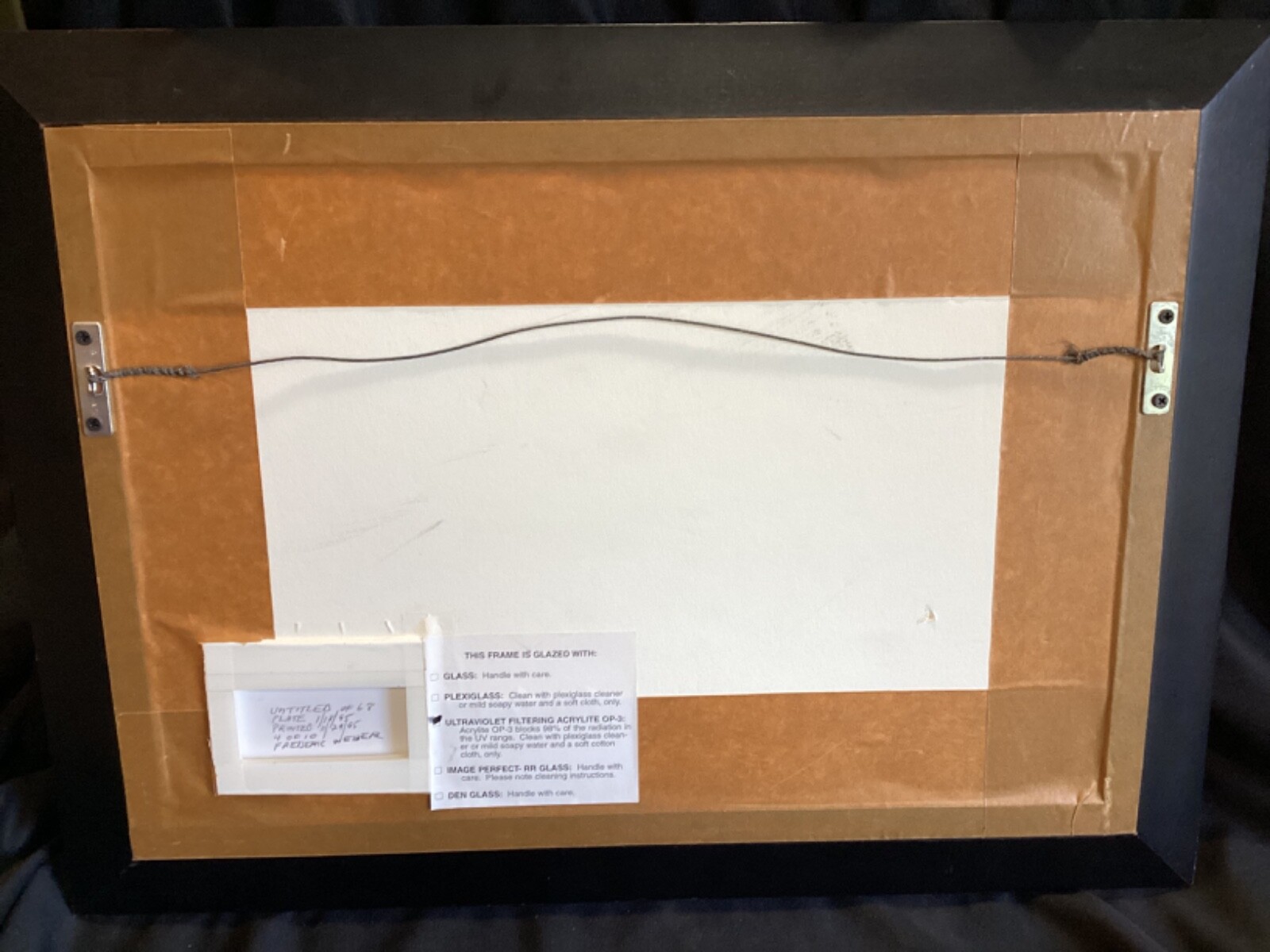 Signed Frederic Weber Cibachrome Print Ed. 4/10 Memento Mori Untitled #68