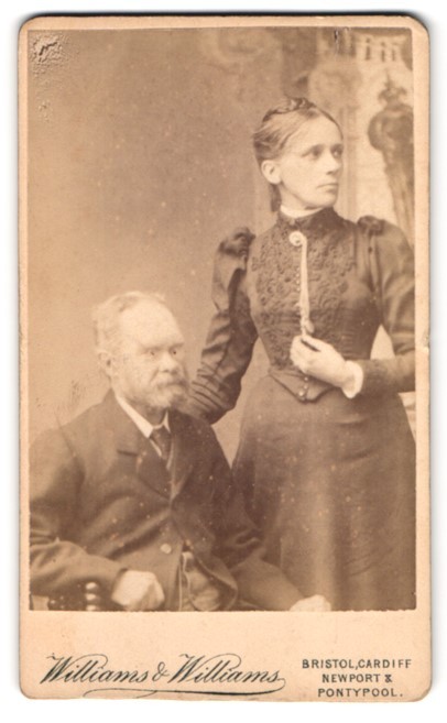 Photograph Williams & Williams, Newport, Portrait of an Elderly Man with Bil