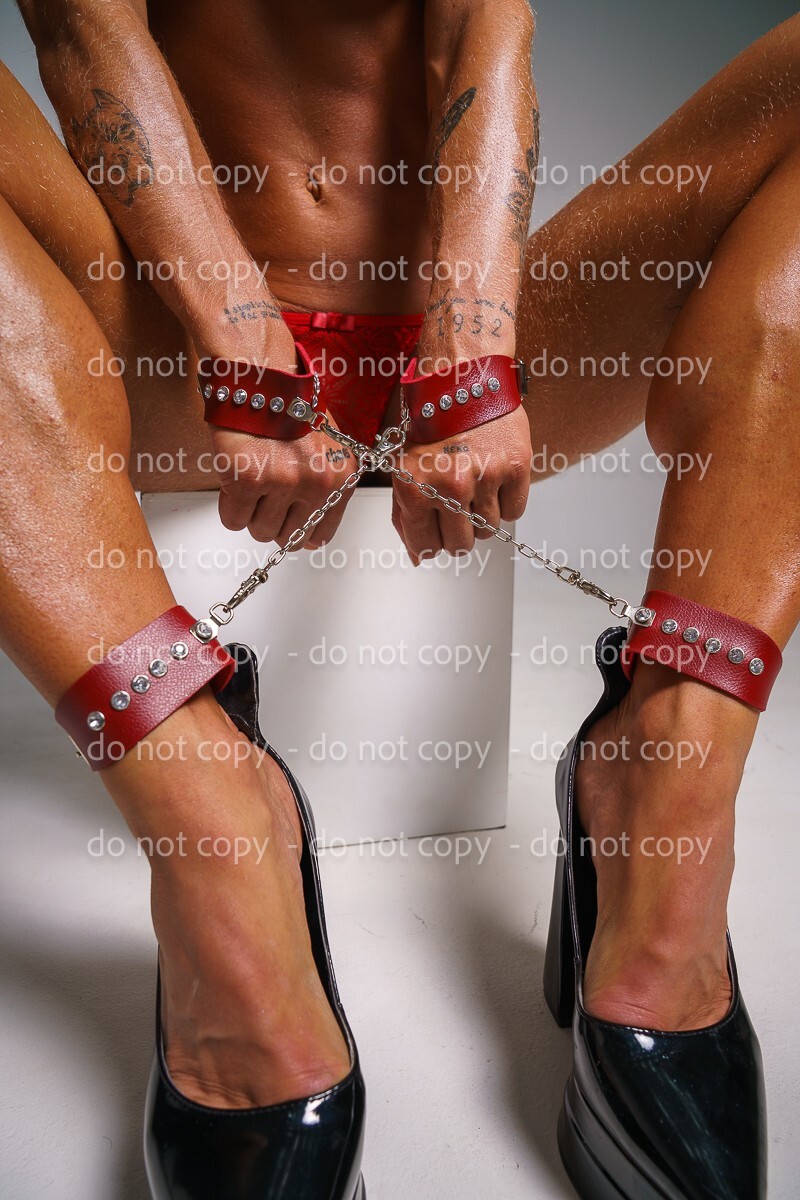BDSM Lot x 24 Art Photography 5x 7, 8×10 Glamour Dominatrix Model set #5