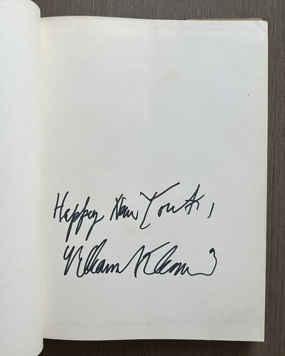 🎈Sup RARE! SIGNED – William Klein- NEW YORK 1956, 1ST FR EDITION, Daido, Frank