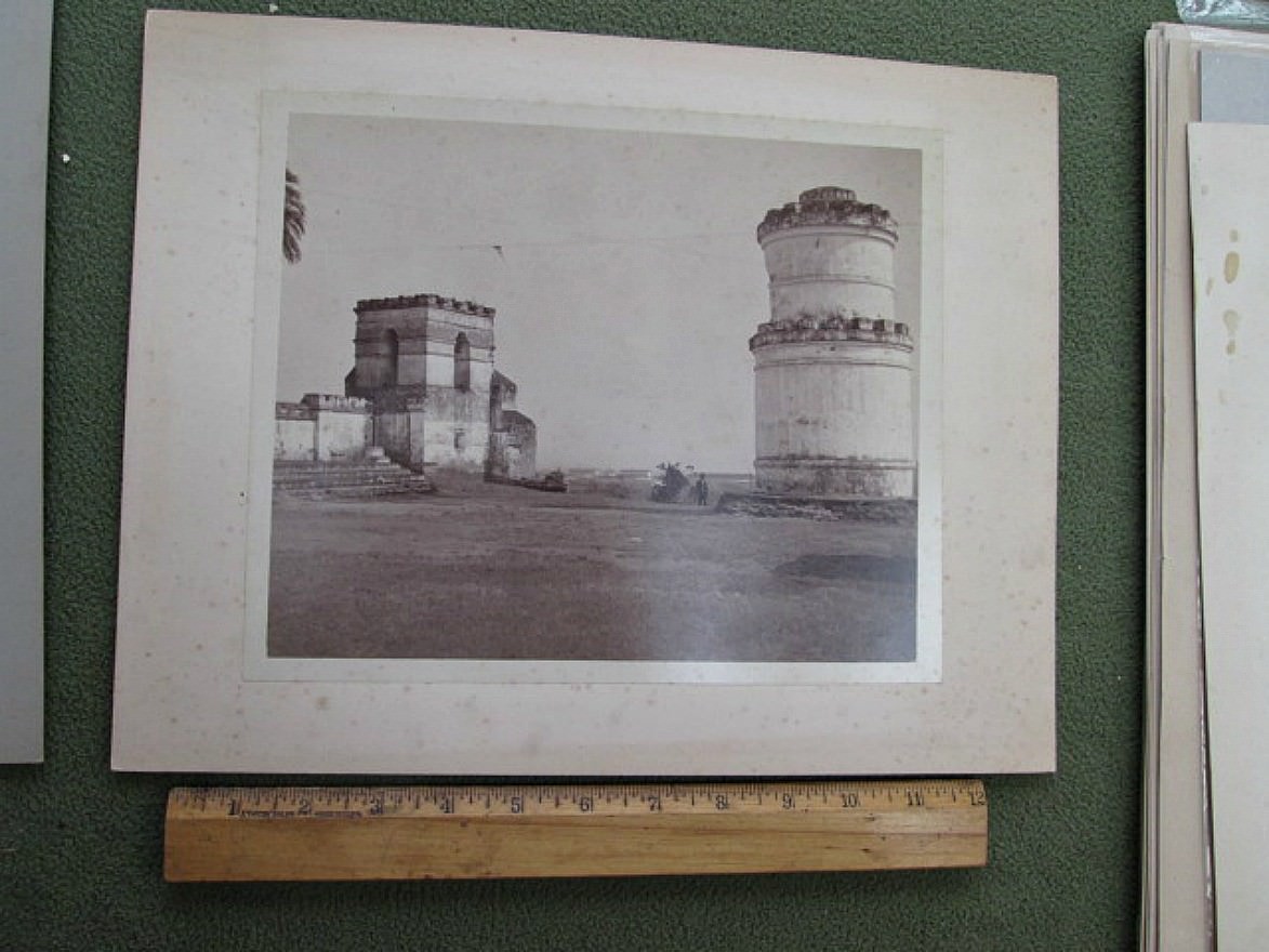 Vintage Photograph,GUATEMALA RUINS,C.1900,Gardner Collection,Harvard,11″x14″ Mat