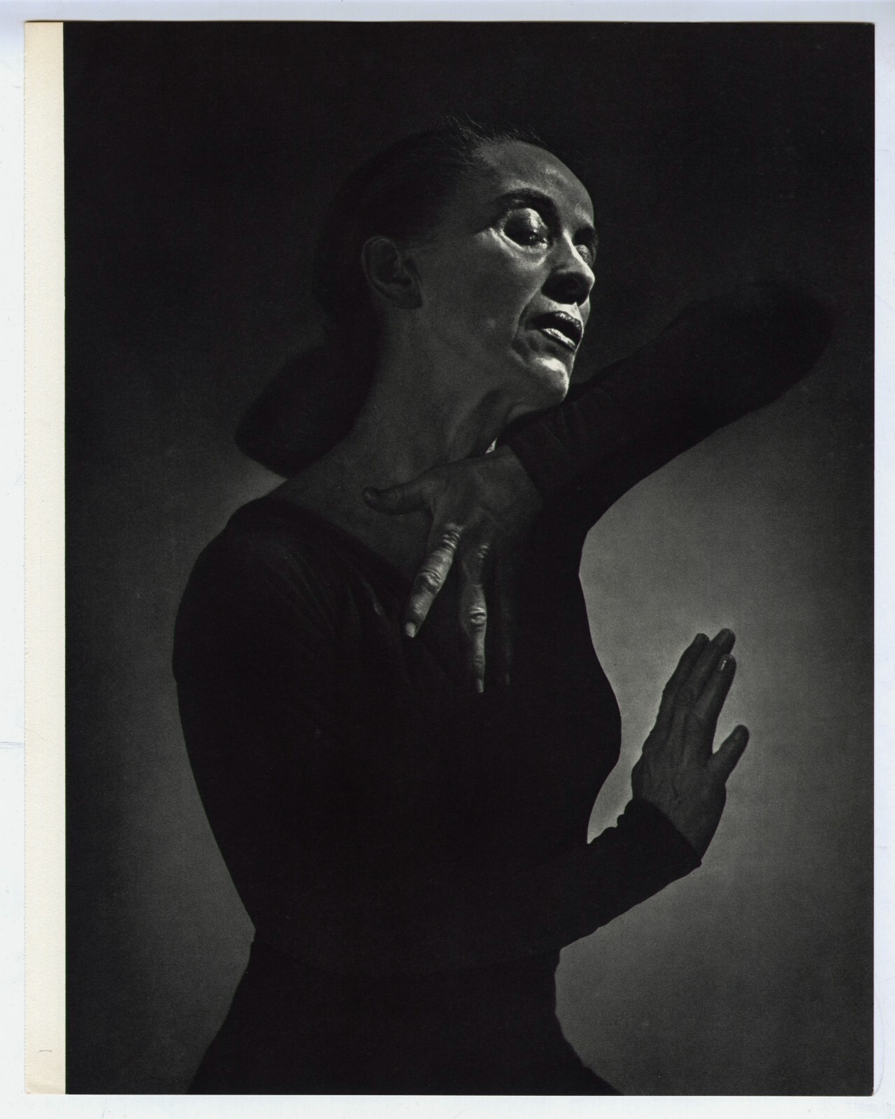 1948 Portrait Dancer Martha Graham Original Yousuf Karsh VTG Photogravure 1977