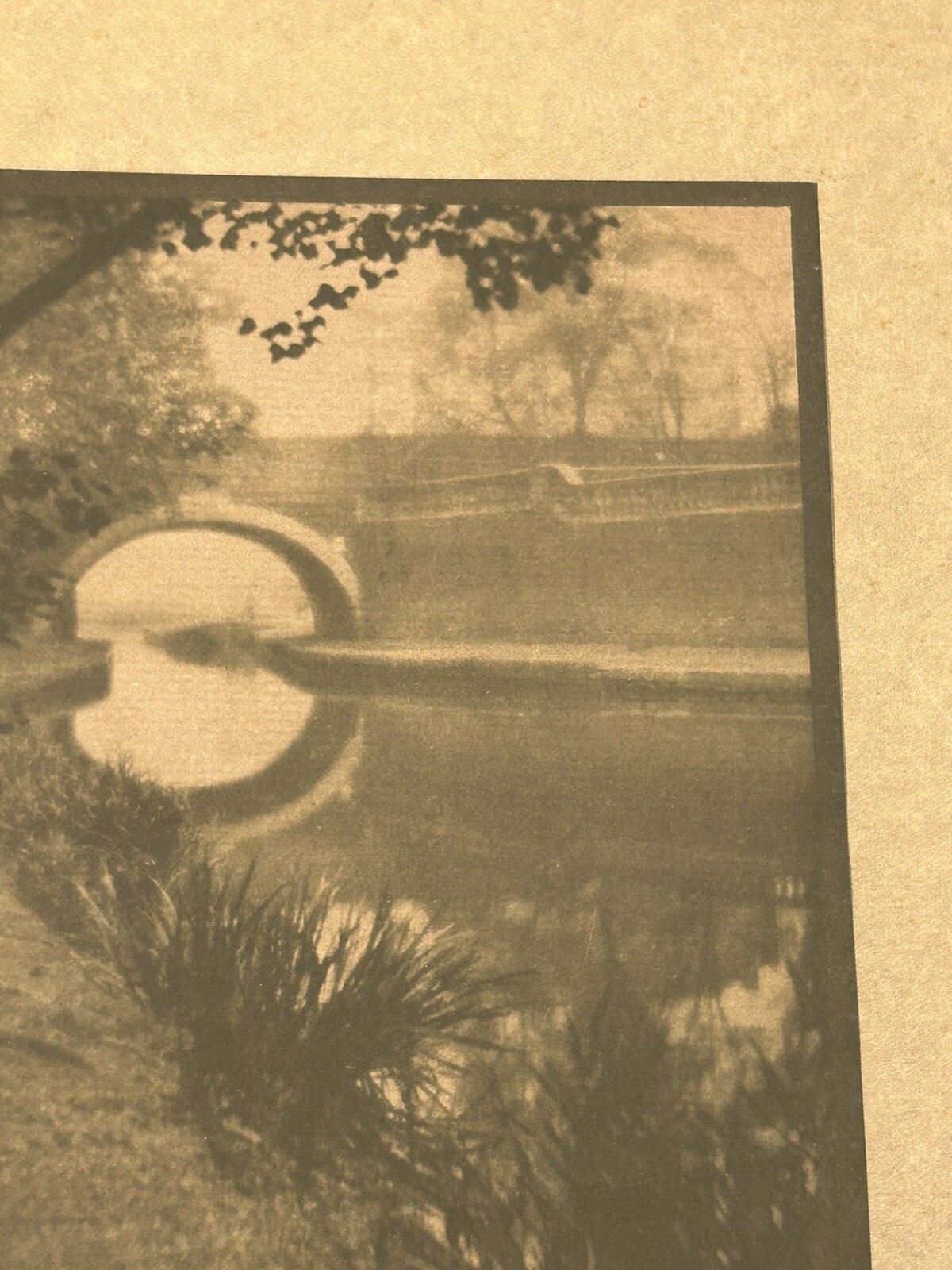 Alvin Langdon Coburn “Paddington Canal” Photogravure