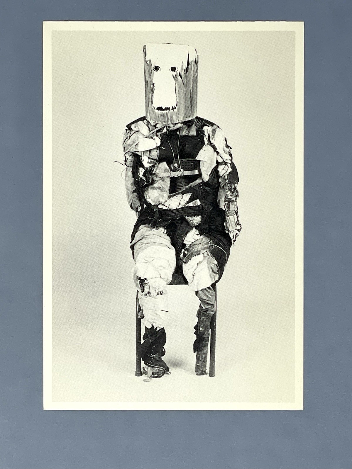 David Finn (b. 1952) Art Show Announcement Card 1986 – Masked Figures