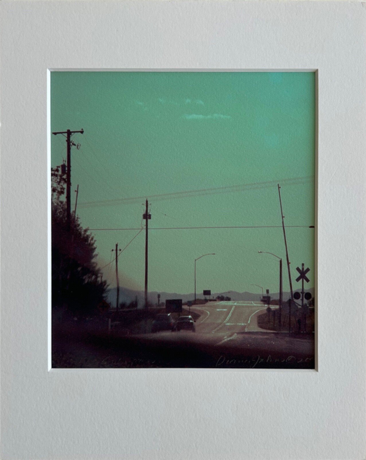 Diana Jahns – original, signed photograph “Rearview Overpass” – 2008