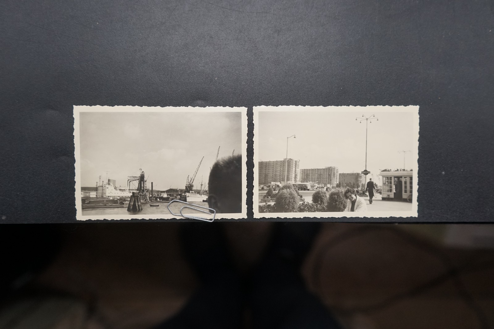 Photo View Amsterdam Harbour Ship Crane Boats Advertising Dwelling Street Ferry Lot