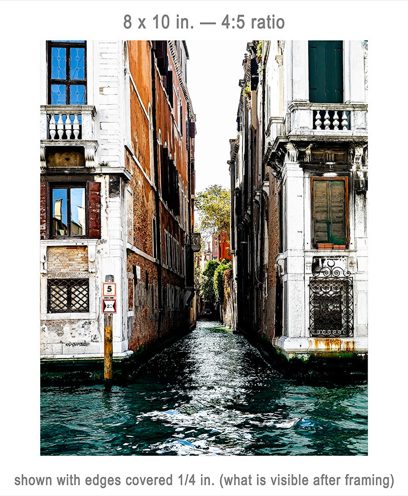 “Venetian Canal” | Venice, Italy | Luster photo print | 4 sizes | S2781