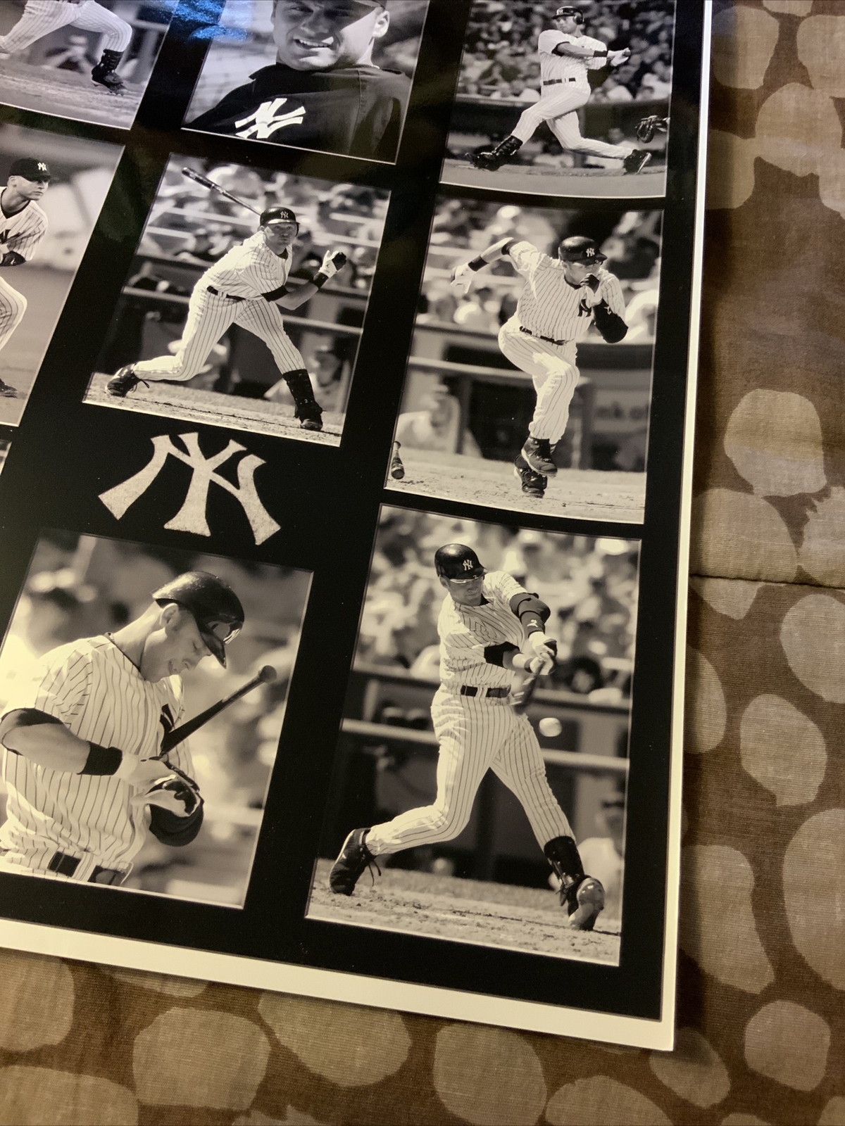 Derek Jeter Chromium Photo Poster 12” X 16 “ Rare