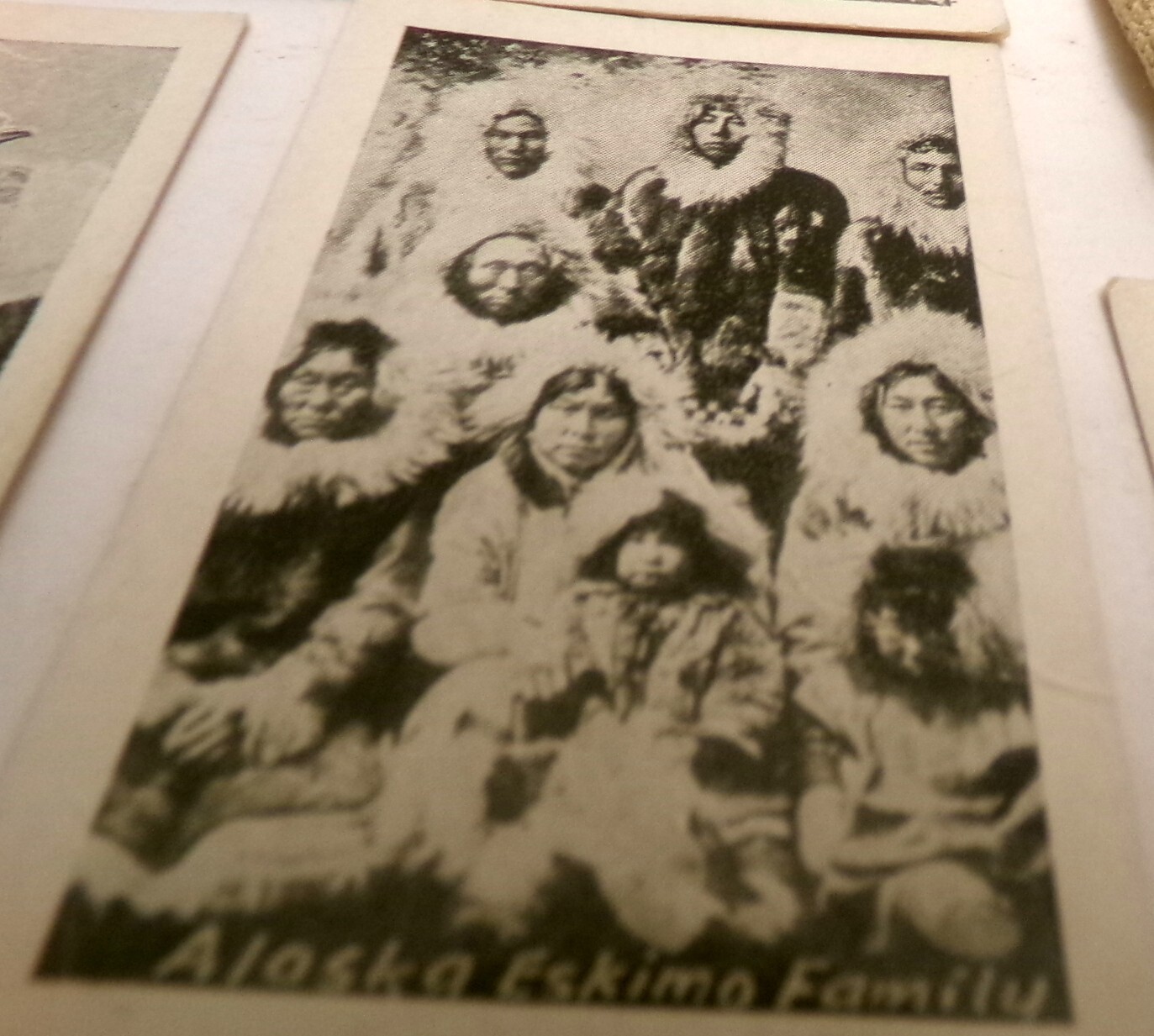 RARE Antique ALASKA Miniature Photos Eskimo Indian KETCHIKAN US MAIL Pouch