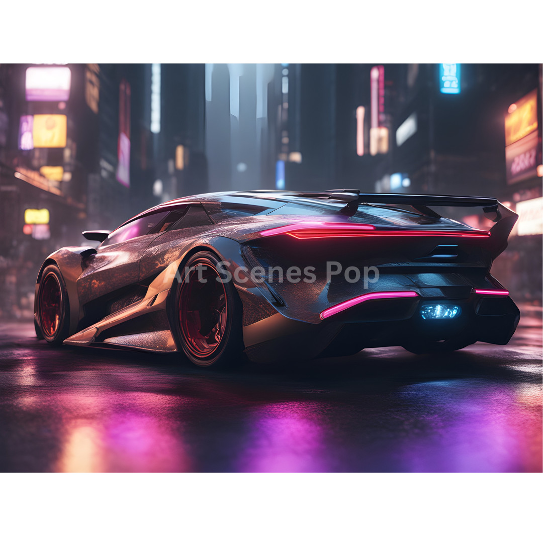 Cyberpunk Car Digital Art Wallpaper Image Picture Photo 2024 By Art Scenes Pop