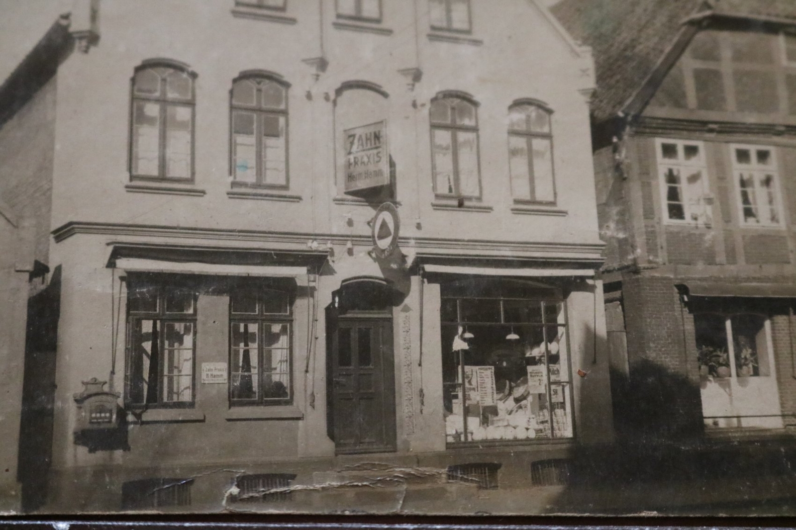 Great old photo building dentist Herm. Hamm – Winsen – Luhe? 1924