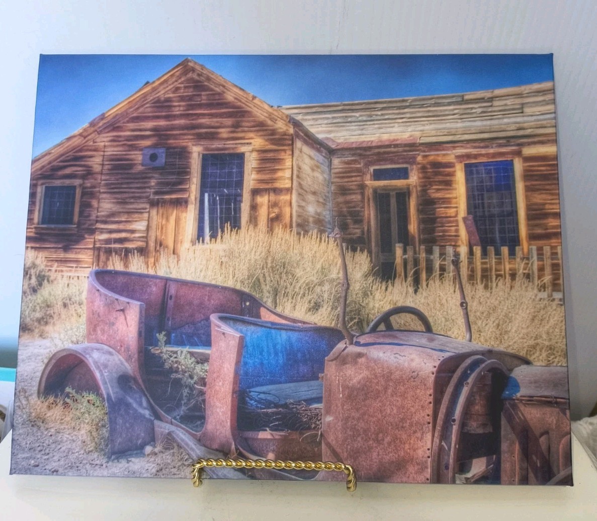 Original Photography Art Abandoned Car & Old Delivery Truck 8″x10″