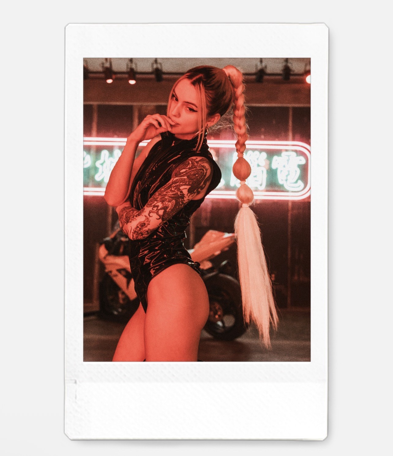 Art Model Bradley Instax Mini Photo Print Signed By The Artist