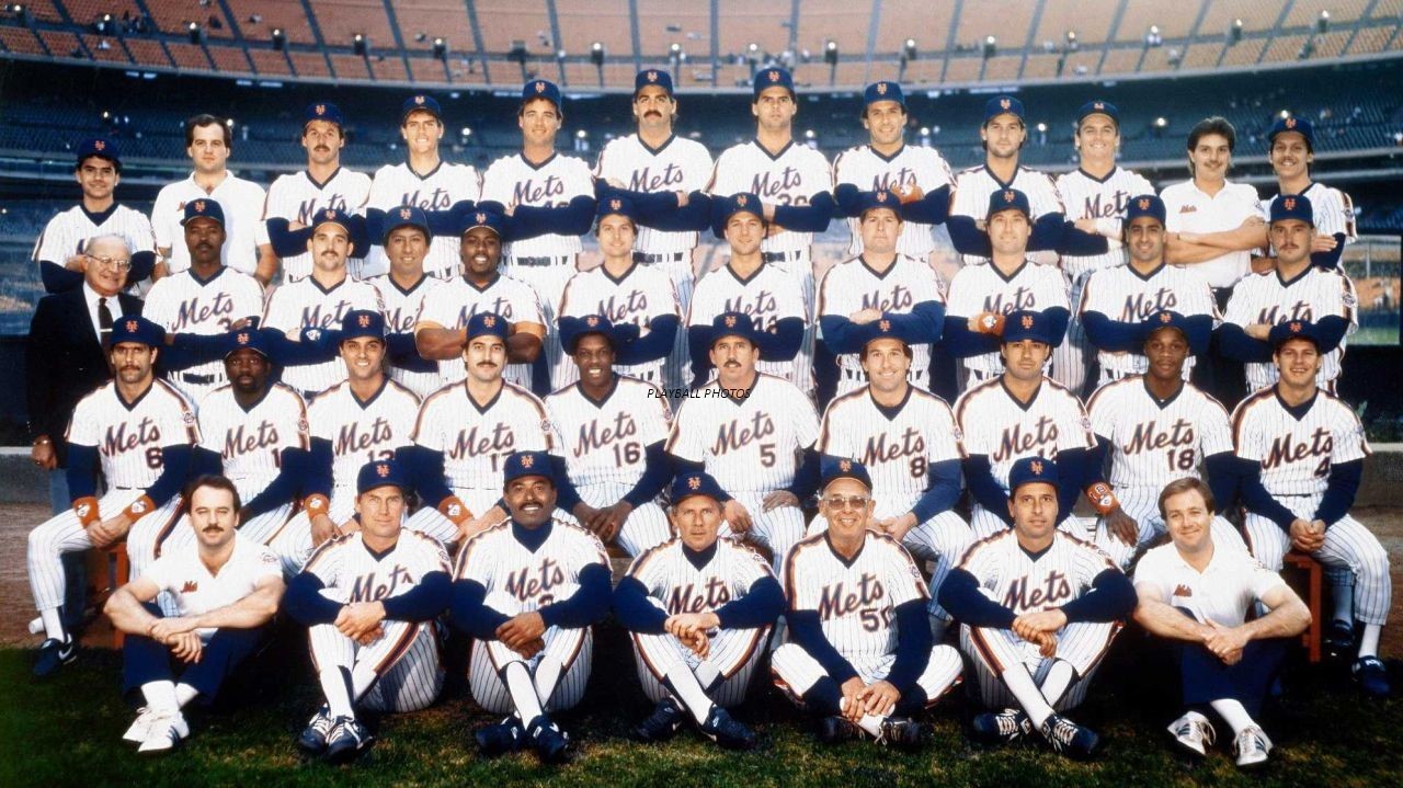 1986 NY Mets 8×12 Colorized Team Print-FREE SHIPPING