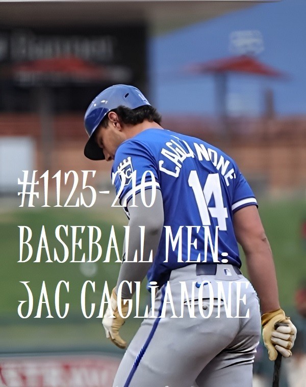 MALE PORTRAIT #1125-210- athletes -baseball men-caglianone- free shipping in usa