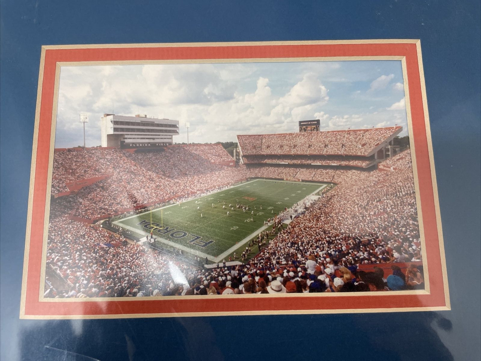 Steve Vaughn Signed 20X10 Photography Gator Country UF Florida Gators Football
