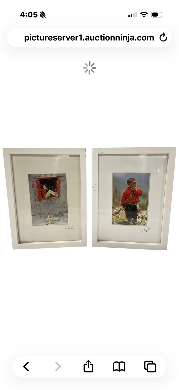 2 Framed & Hand Signed Photographs By Famous Artist / Photographer – Xuanmin Jin