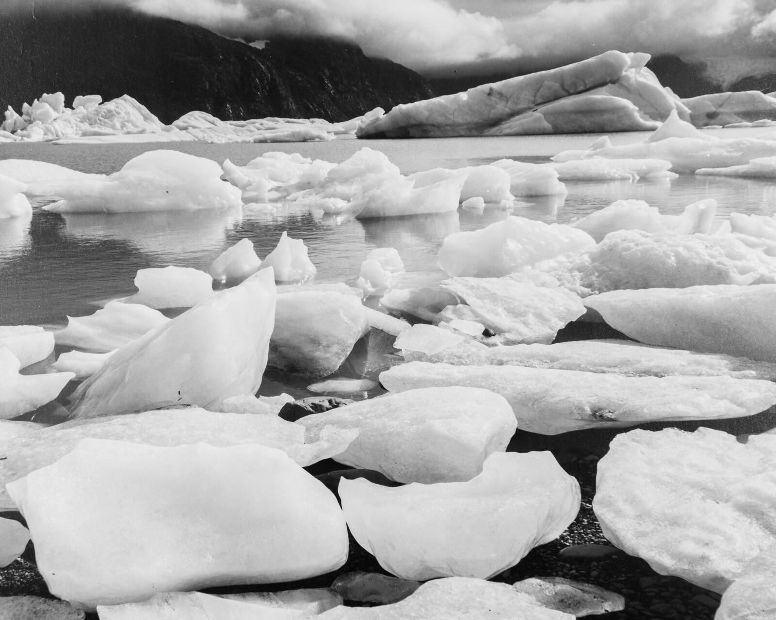 Robert Werling (American, b. 1946), Portage-Glacier, Alaska 1983