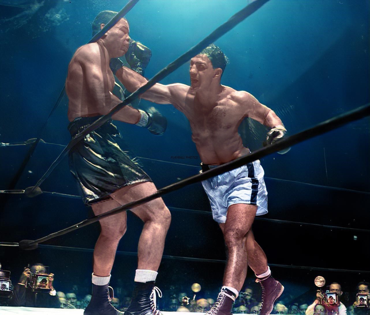 Rocky Marciano Boxing 8×10 Colorized Print-FREE SHIPPING
