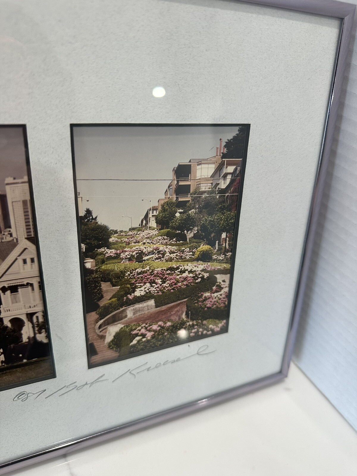 Signed Bob Kreisel Photography San Fransisco California Matted And Framed 1987