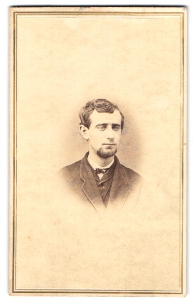 Photograph A. B. Tubbs, Farmer Village Seneca Co. N.Y., Portrait of a Man