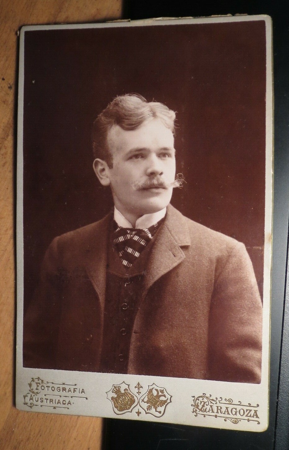 O. Lemke? 1901 as Man with Beard / KAB Fotografia Austriaca Zaragoza Zaragoza
