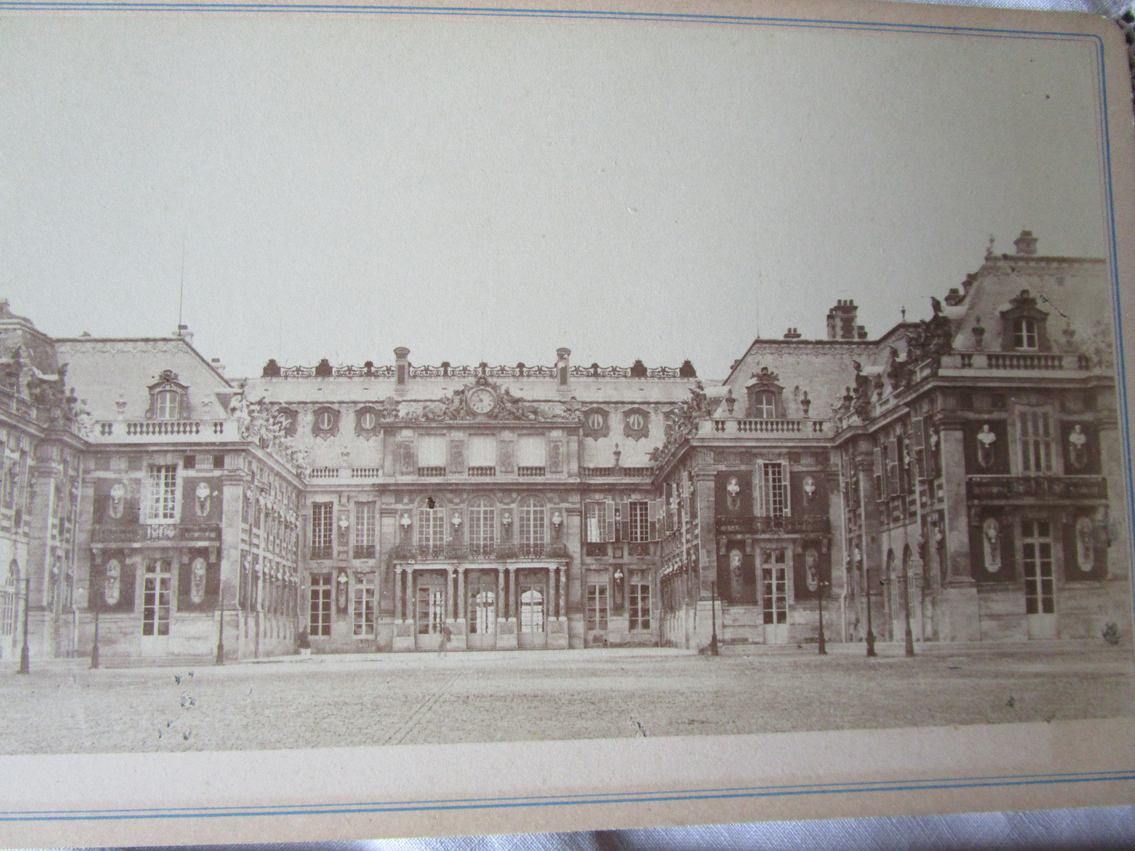 PARIS CVD ORIGINAL LARGE VINTAGE PHOTO FOTOGRAFIA 7 PIECE